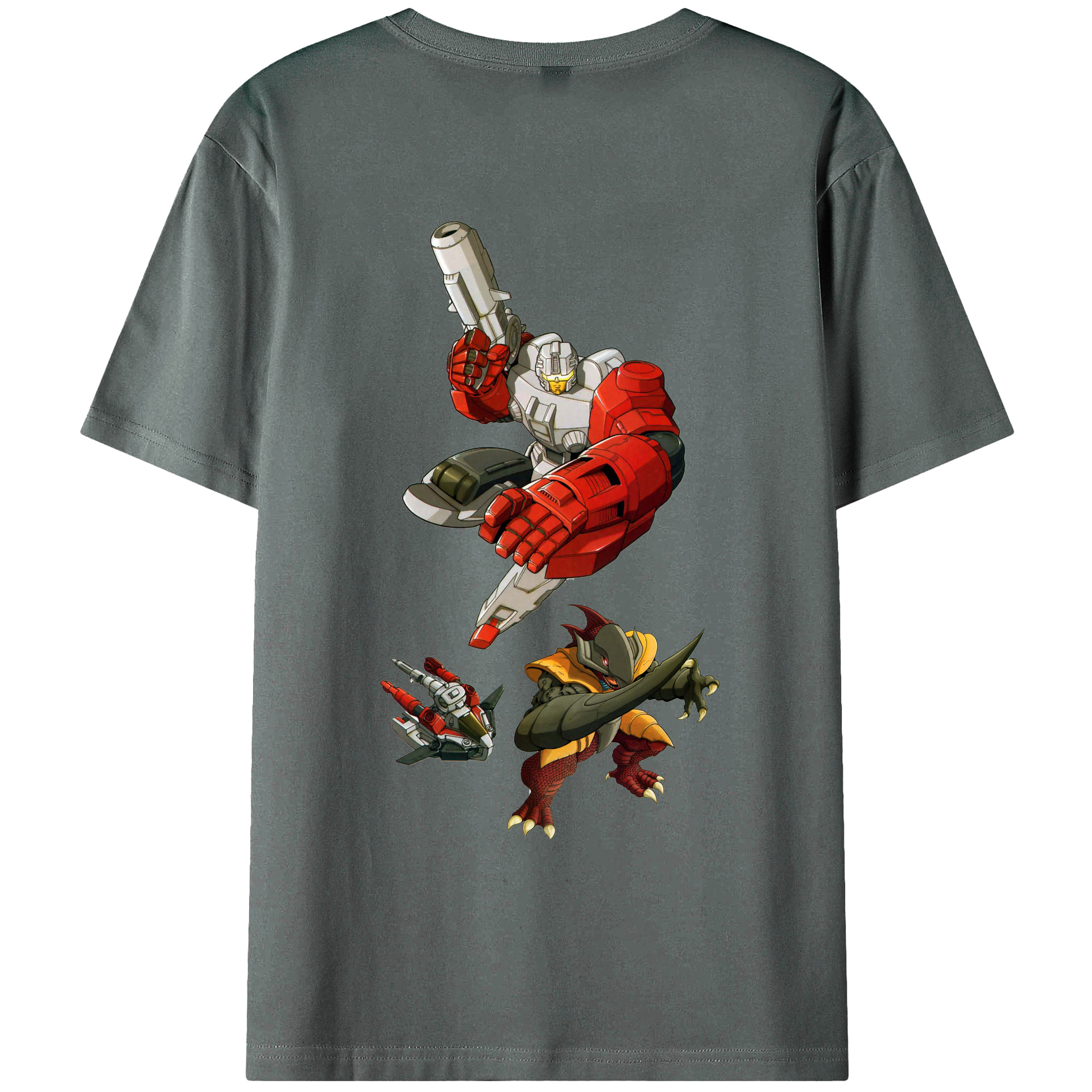 （画像用）  綿100％ メンズ半袖Tシャツ（バックプリント） 通気性